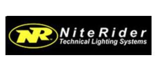 A black and yellow logo for niterider