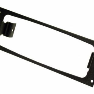 A black metal bracket for a Motorola PM 1500 speaker.