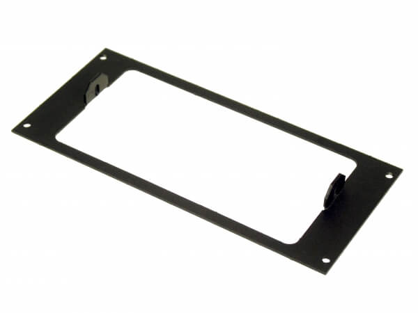 A black metal bracket for a Whelen Cencom Ccsrn, Ccsrnta, MPC03 speaker.