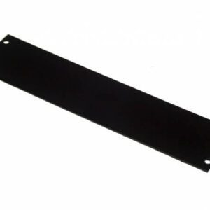 A black 2" Filler Plate on a white background.