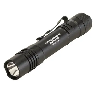 A PROTAC 2L Flashlight w-holster on a white background.