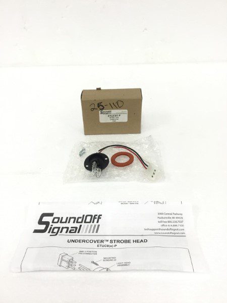 Soundoff Signal undercover strobe head with parts.